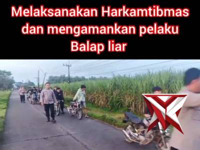 POLSEK NGUSIKAN AMANKAN BALAPLIAR