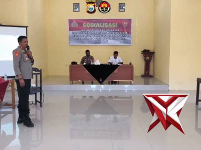 SOSIALISASI PROGRAM KEGIATAN RUTIN YANG DI TINGKATKAN POLRES SULA