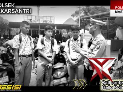 Polsek Lakarsantri lakukan sosialisasi hallo polisi 110