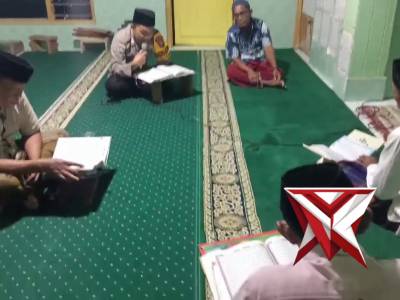 BHABINKAMTIBMAS MELAKSANAKAN GIAT TADERUS BERSAMA WARGA DESA POLAGAN