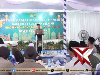 Safari ramadhan,wakapolda sumsel