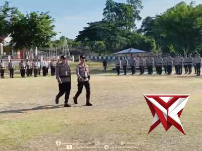 Upacara hari kesadaran polres maluku barat daya