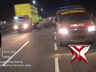 Patroli Bluelight Polsek Nguling