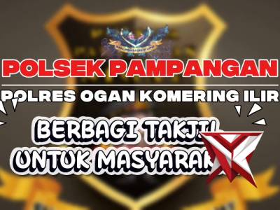 Polsek pampangan melaksanakan giat bagi takzil bersama SPPG - PoliceTube