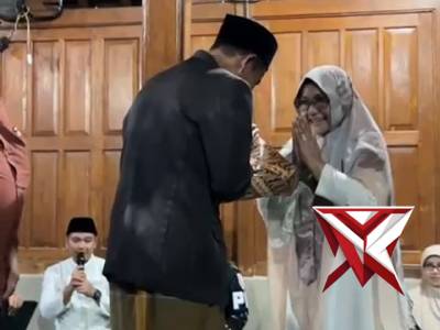 Safari Ramadhan di Masjid Kuno At-Taqwa 
Kapolres Magetan bersama Forkopimda Kabupaten.