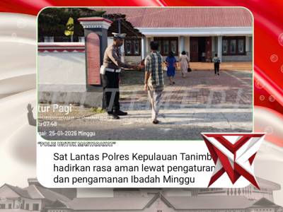Sat Lantas polres Kepulauan Tanimbar hadirkan rasa aman