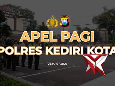 Apel Pagi Polres Kediri Kota