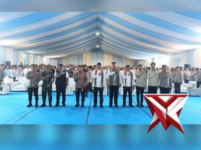 KAPOLRI PIMPIN TANAM RAYA JAGUNG KUARTAL I 2026, DI OGAN ILIR SUMATERA SELATAN