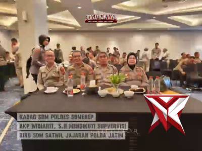 Supervisi Biro SDM Polda Jatim