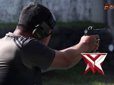 Latihan Menembak dalam rangka Sosialisasi Proper Strategi Tata Kelola Senjata Api di lingkungan Polr