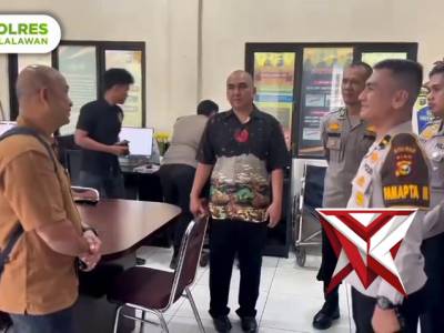 Tim Puslitbang Polri Melaksanakan Pengecekan Terhadap Pelayanan Publik di Polres Pelalawan