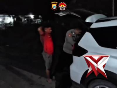 polri patroli rutin demi terciptanya suasana yang aman dan kondusif