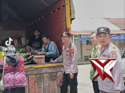 Polsek Sempol Kawal Gerakan Pangan Murah untuk Bantu Masyarakat di Bulan Ramadhan
