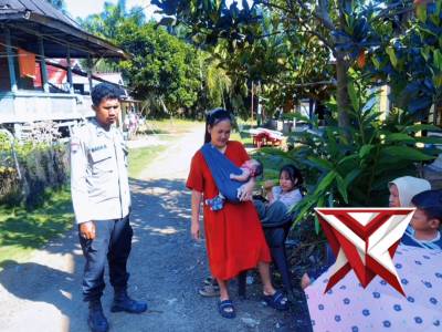 Bhabinkamtibmas sambang desa binaan