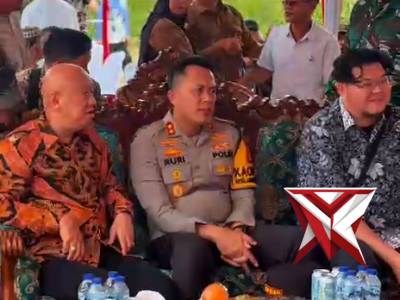 Silahturahmi Kapolres Muba Menjelang Ramadhan di Wilayah Polsek Sanga Desa