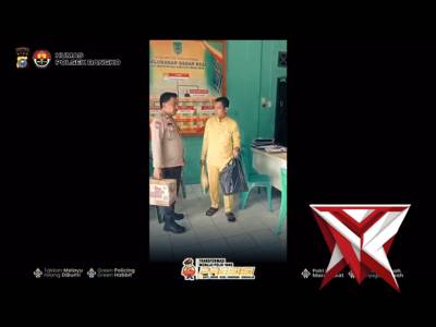 sambang warga oleh bhabinkamtibmas polsek bangko