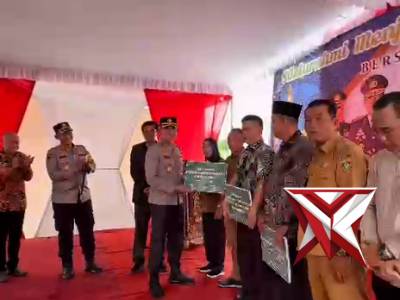 Silahturahmi Kapolres Muba Menjelang Ramadhan di Wilayah Polsek Sanga Desa