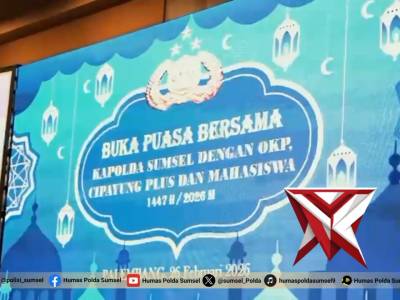*Kapolda Sumsel Buka Puasa Bersama OKP dan Mahasiswa, Tekankan Kemitraan Strategis Jaga Kamtibmas*