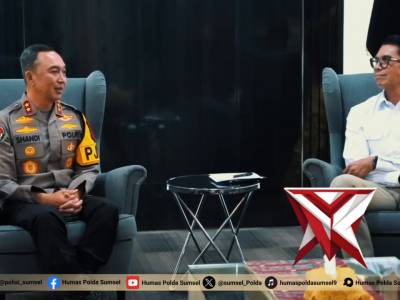 Kapolda Sumsel menerima lawatan kerja dari  SKK migas wilayah simbagsel
