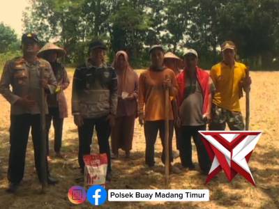 POLSEK BMT: MELAKSANAKAN KEGIATAN TANAM JAGUNG KUARTAL I TAHUN 2026 DI DESA TANJUNG AGUNG - PoliceTube