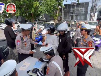 POLANTAS MENYAPA, GIAT HUNTING SYSTEM PENINDAKAN PELANGGARAN LALU LINTAS POLRES BADUNG