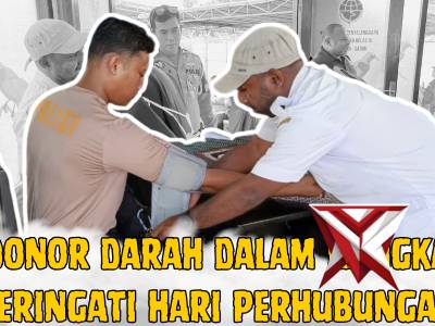 Donor Darah dalam rangka Peringati Hari Perhubungan