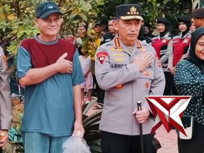 Kapolri Kunjungi SPPG Paakri Polda Sumsel, Relawan Terima Tali Asih
