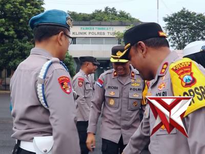 Polres Tuban melaksanakan kegiatan Apel Commander Wish - PoliceTube