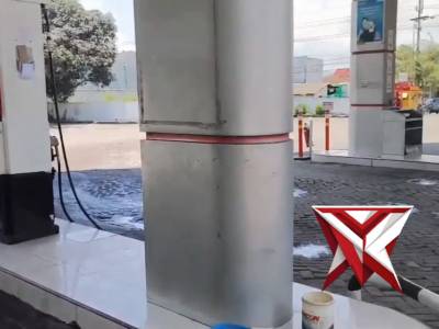 Giat Patroli  Kanit  SPKT  Polsek Sukorambi di SPBU situasi Aman