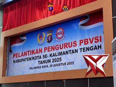 Pelantikan PBVSI Kabupaten/Kota Jajaran Polda Kalteng