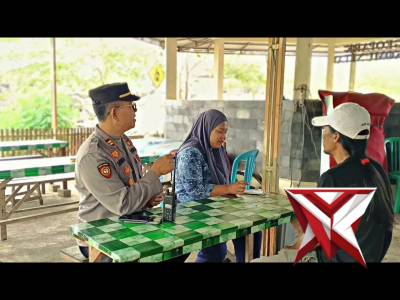 Rehat Sebentar, Seru-Seruan Bareng Kapolsek.