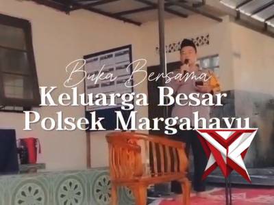 Kapolsek Margahayu bersama Bhayangkari Ranting Margahayu melaksanakan kegiatan buka puasa bersama