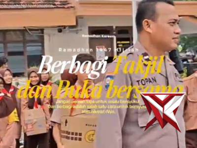 POLSEK BALONGPANGGANG: BAGI TAKJIL