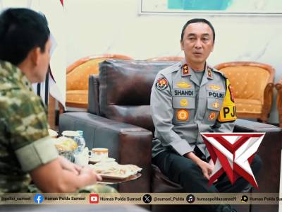 Kapolda Sumsel Laksanakan Lawatan Kerja ke Pangdam II/Sriwijaya Perkuat Sinergitas TNI-Polri