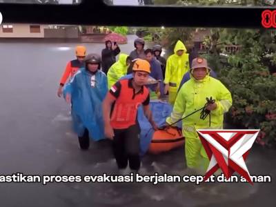 SIGAP EVAKUASI WARGA SAKIT DI JEMBRANA