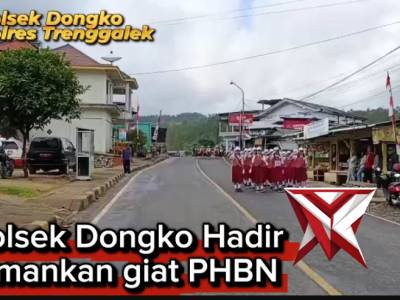 Polsek Dongko amankan giat PHBN