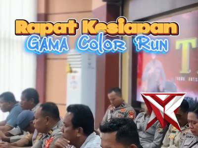 Rapat persiapan GAMA Color RUN