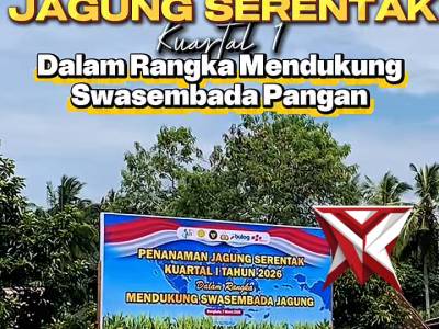 Kapolda Bengkulu Pimpin Tanam Raya Jagung Serentak di Bengkulu Tengah, Dukung Swasembada Pangan