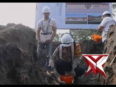 Polres Kediri Resmi Mulai Pembangunan Lapangan Tembak Tathya Dharaka - PoliceTube