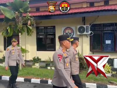 Kunjungan Kapolda Bengkulu ke polres Seluma dalam rangka persiapan menjelang operasi ketupat 2026