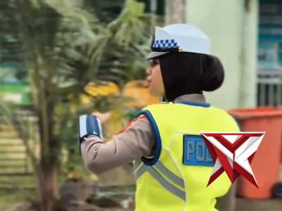 Gatur Lalin Pagi Sat Lantas Polres Muba kepada Anak Sekolah