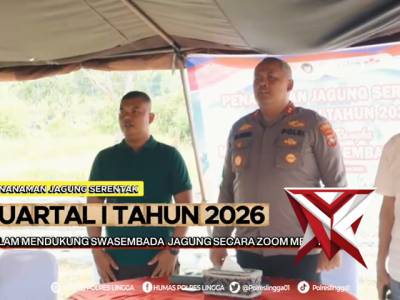 PENANAMAN JAGUNG SERENTAK KUARTAL I 2026 POLRES LINGGA