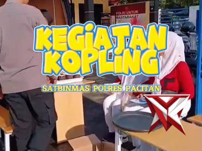 Satbinmas Polres Pacitan melaksanakan kegiatan kopi keliling dan sosialisasi SMA Kemala